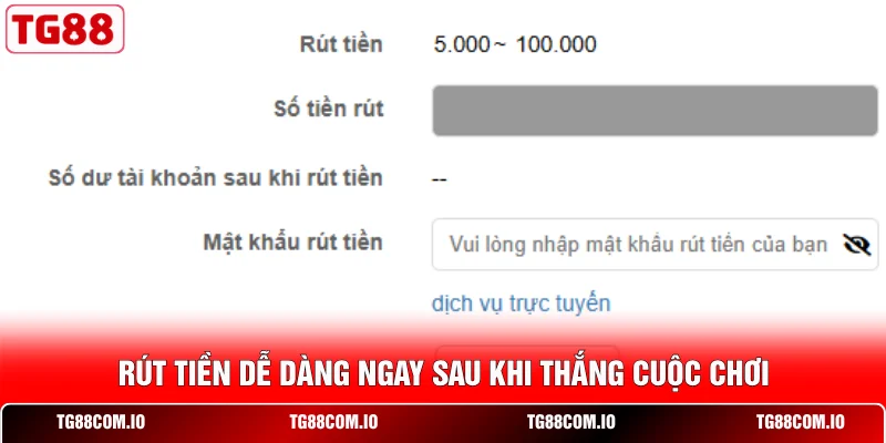 Home 26 Rút tiền dễ dàng ngay sau khi thắng cuộc chơi