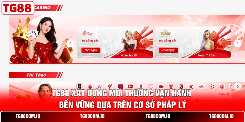 Home 17 TG88 xây dựng môi trường vận hành bền vững dựa trên cơ sở pháp lý
